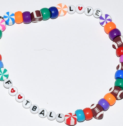 Cute Love Football Phone Charm