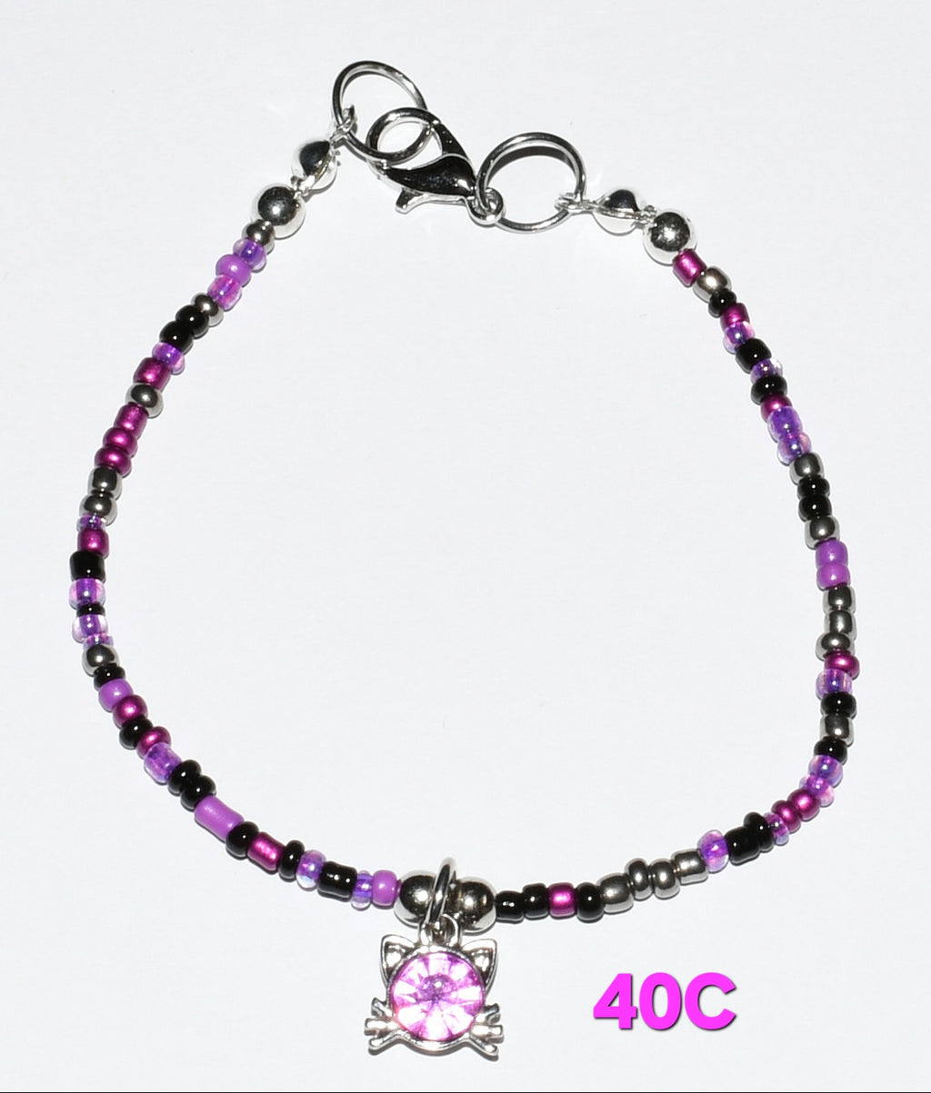 Kitty Cat Charm Bracelets