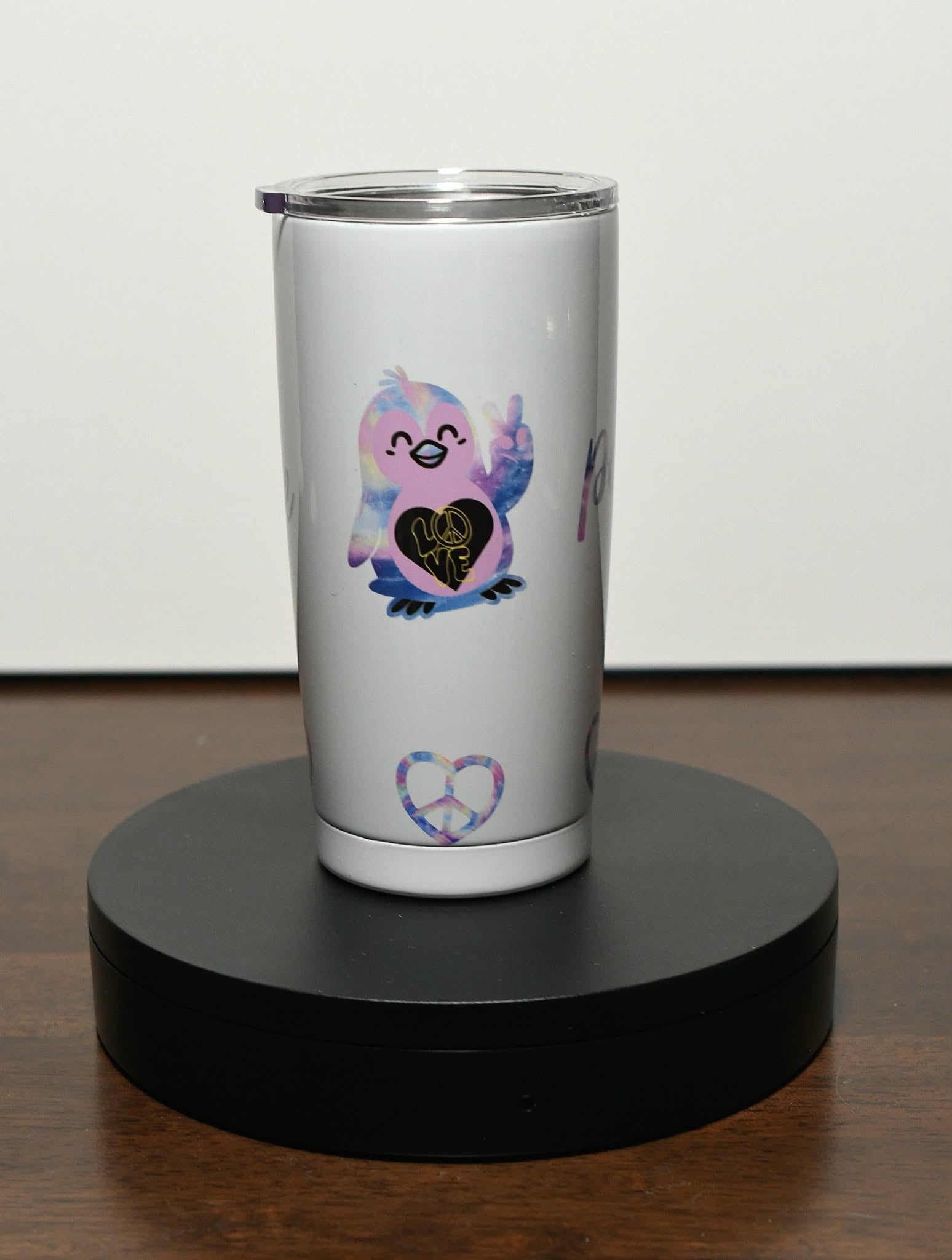 Penguin Peace and Love 20oz Tumbler